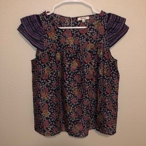 Floral Madewell Top - Size 6